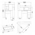 Function Plus Corner Desk with multi-functional unit In White and Oak